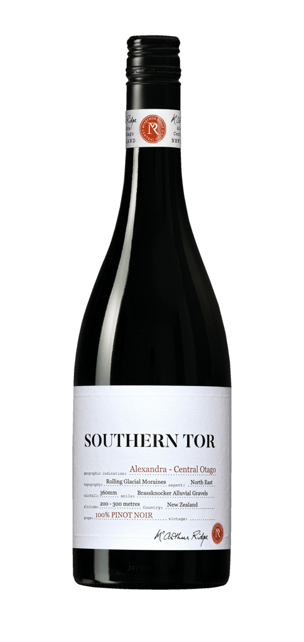 southern tor wine bottle product image with transparent background